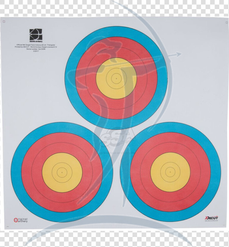 Decut Target Face Wa fita Vegas 3 spot 60cm Center   Circle  HD Png DownloadTransparent PNG