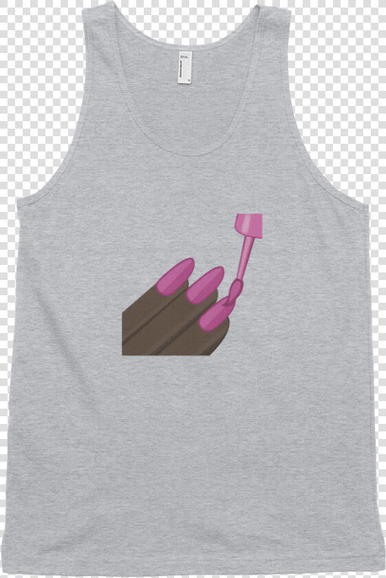 Dark Nail Polish Emoji Tank Top Swish Embassy Class   Uñas  HD Png DownloadTransparent PNG