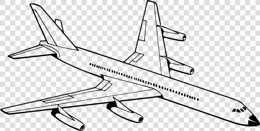 Line Art angle flap   Airplane Drawing  HD Png DownloadTransparent PNG