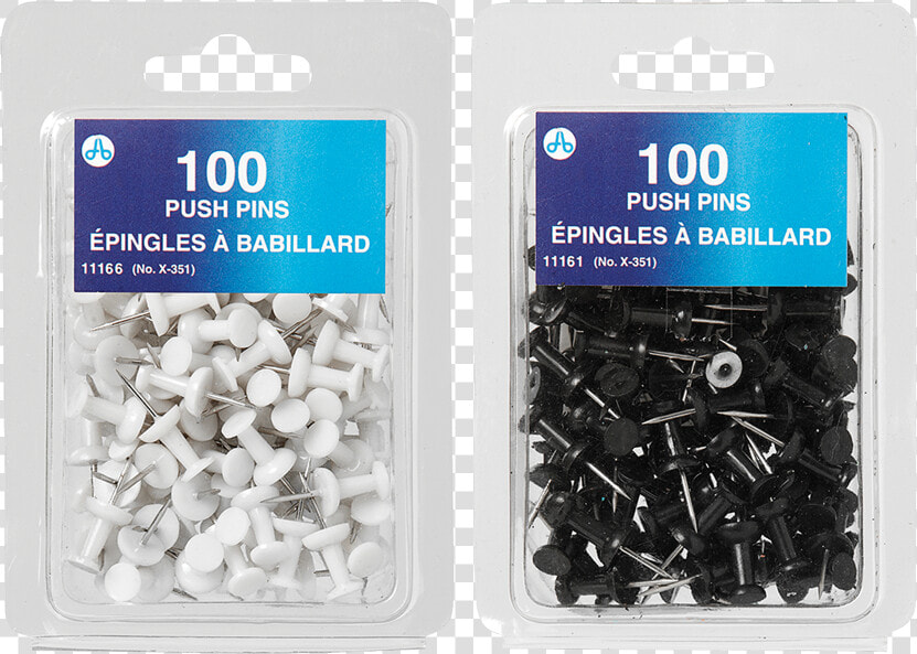 Westcott® Push Pins Black 100 box  HD Png DownloadTransparent PNG