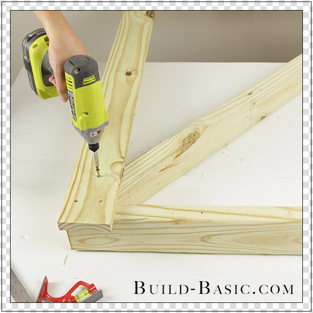 Build An Easy Diy Fence Gate By Build Basic   Build A Shadow Box  HD Png DownloadTransparent PNG