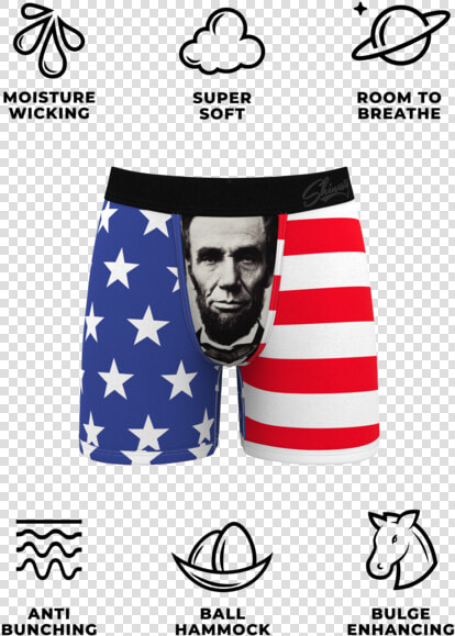 Usa Boxers Itemprop Image   Tintcolor   Abraham Lincoln  HD Png DownloadTransparent PNG