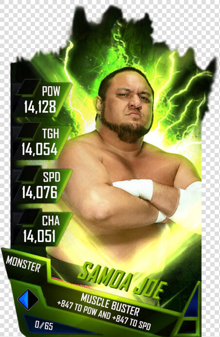 Transparent Samoa Joe Png   Seth Rollins Wwe Supercard  Png DownloadTransparent PNG