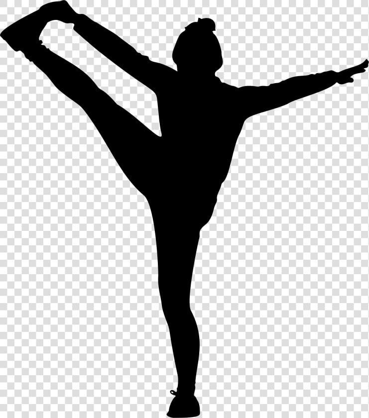 Silhouette Ballet Photography Cheerleading Logo   Silhouette  HD Png DownloadTransparent PNG