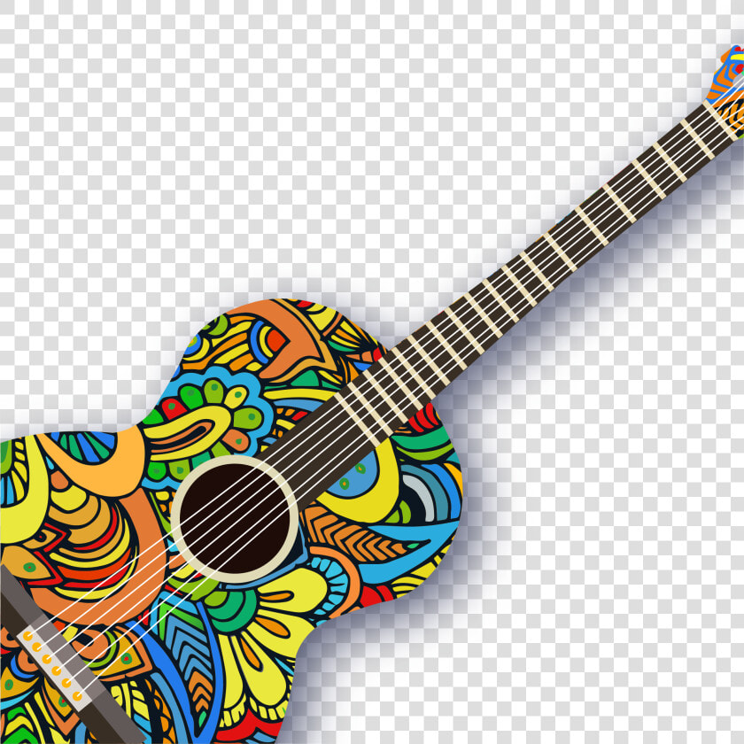 Ukulele Pattern Creative Guitar Vector Acoustic Clipart   Acoustic Png  Transparent PngTransparent PNG