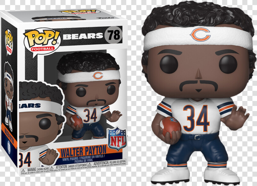 Walter Payton Chicago Bears Legends Pop Vinyl Figure   Chicago Bears Funko Pop  HD Png DownloadTransparent PNG