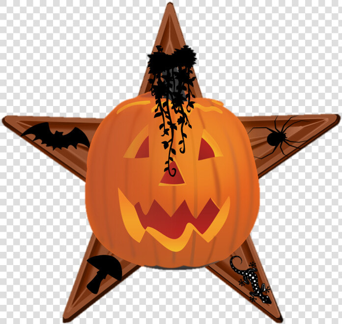 Spooky Species Barnstar   Transparent Pumpkin With A Face  HD Png DownloadTransparent PNG