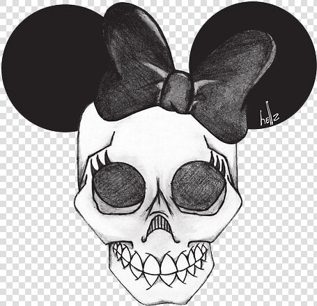 Caveira Mickey E Minnie Tatto  HD Png DownloadTransparent PNG