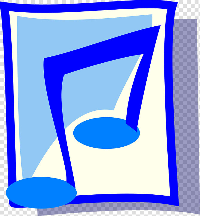 Music  Note  Blue  Sheet  Sign  Icon  Fast  Sound    Signo De Musica Azul  HD Png DownloadTransparent PNG