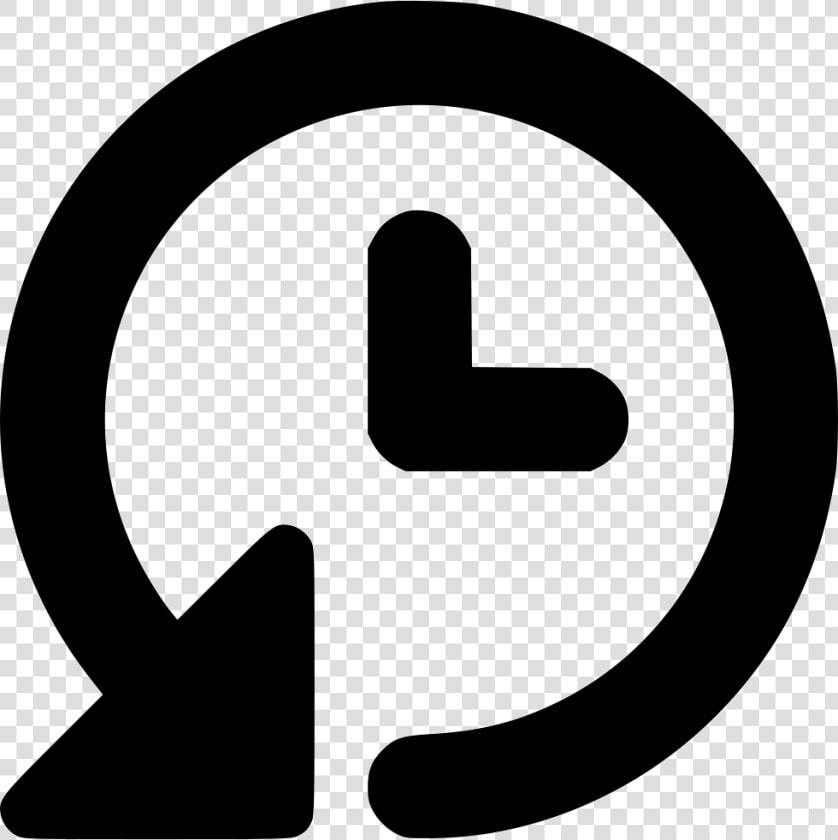 History Back Rewind Revert Restart Clock Time Clear   Circle  HD Png DownloadTransparent PNG