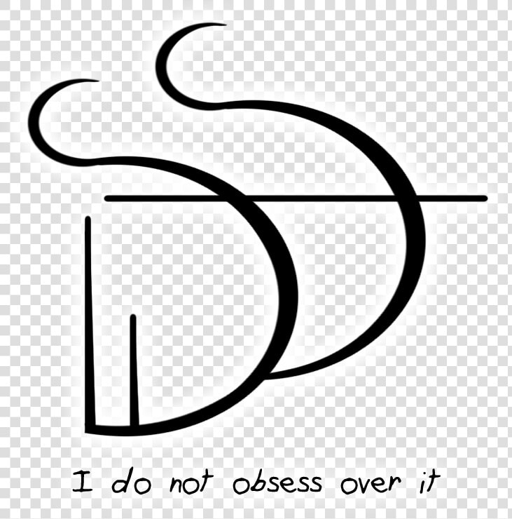 “i Do Not Obsess Over It” Sigil Requested By Anonymous  HD Png DownloadTransparent PNG