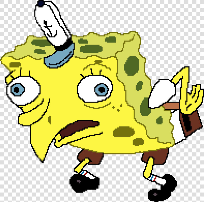 Mocking Spongebob Sticker  HD Png DownloadTransparent PNG