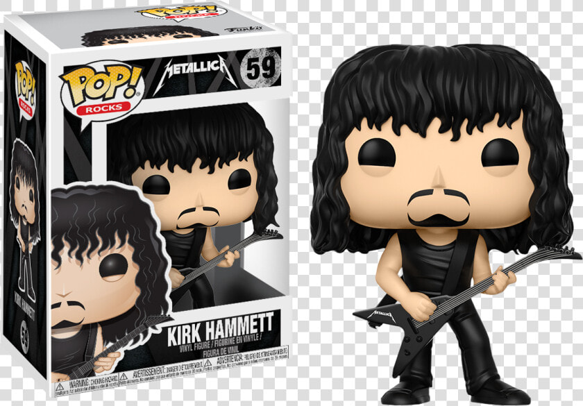 Kirk Hammett Funko Pop  HD Png DownloadTransparent PNG