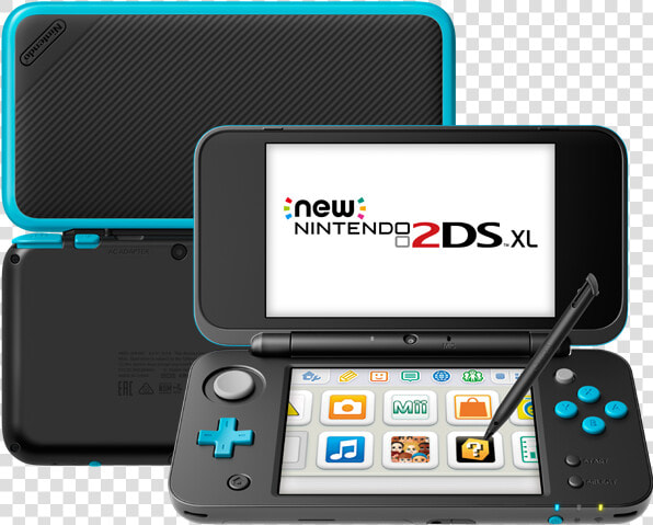 New Nintendo 2ds Xl Black  HD Png DownloadTransparent PNG