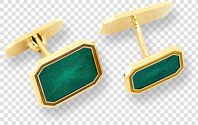 Nicole Barr Designs 18 Karat Gold Hexagonal Cufflinks green   Earrings  HD Png DownloadTransparent PNG