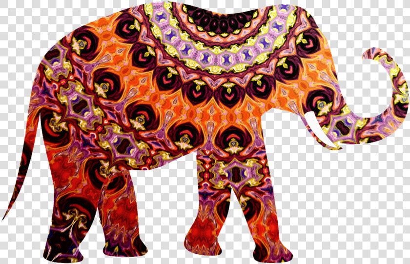 Artwork African Tribal Elephant  HD Png DownloadTransparent PNG