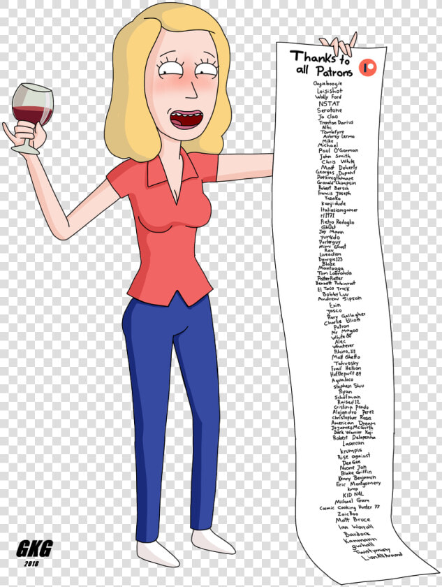 Beth Smith Rick And Morty Transparent  HD Png DownloadTransparent PNG