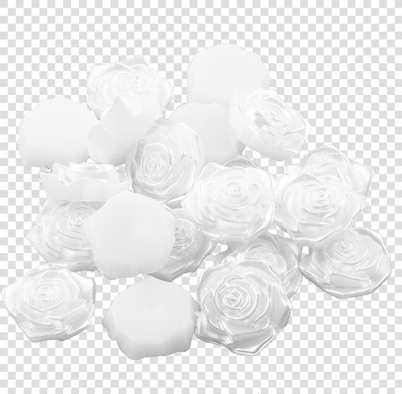 20 White Rose Cabochon Embellishments   Garden Roses  HD Png DownloadTransparent PNG