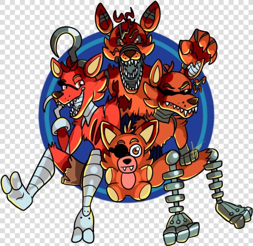 Foxy Family Picture By Halfway To Insanity   Foxy  39 s Family Fan Art  HD Png DownloadTransparent PNG