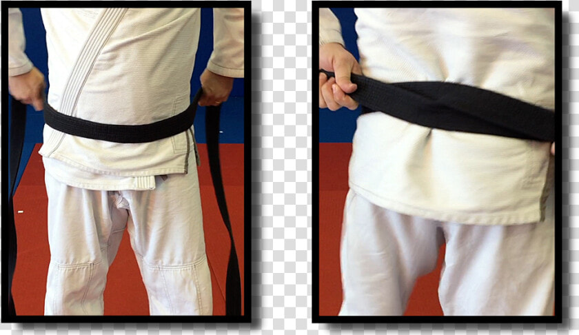 Learn To Tie Your Belt The Easiest Way   Karate  HD Png DownloadTransparent PNG