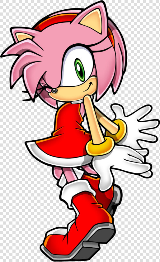 Transparent Amy Png   Amy Rose Sonic Advance  Png DownloadTransparent PNG