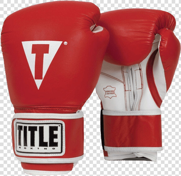 Title Pro Style Boxing Glove   Title Boxing Gloves Red  HD Png DownloadTransparent PNG