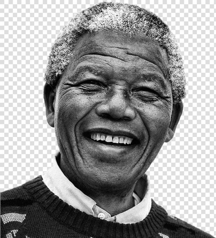 Nelson Mandela Black And White  HD Png DownloadTransparent PNG