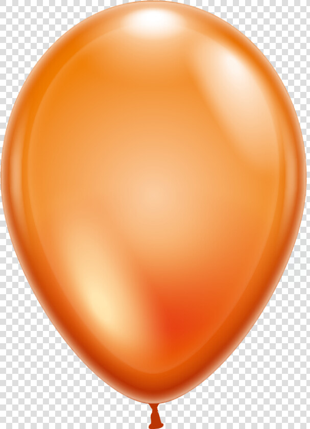 100 Balloons Crystal Orange   Transparent Background Orange Balloon  HD Png DownloadTransparent PNG