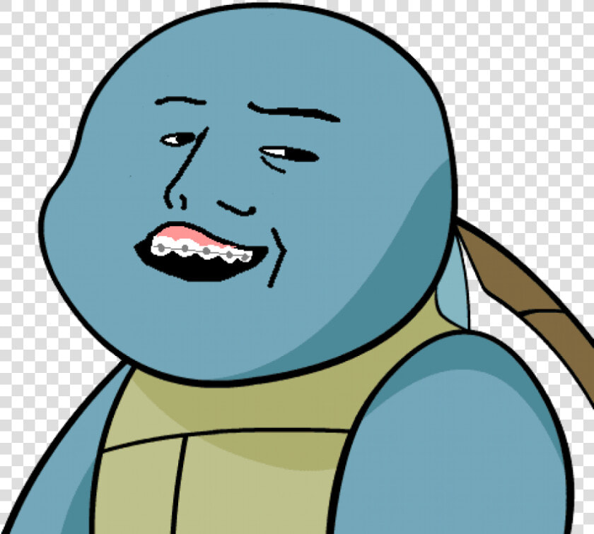 Lenny Face Png   Squirtle Face Meme  Transparent PngTransparent PNG