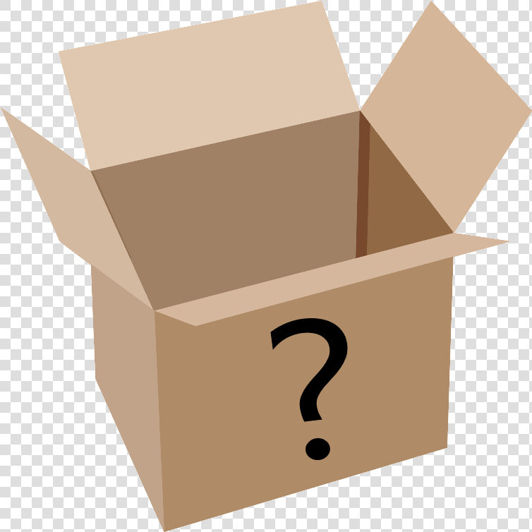 Mystery Box Png Clip Art Black And White   Open Cardboard Box Clipart  Transparent PngTransparent PNG