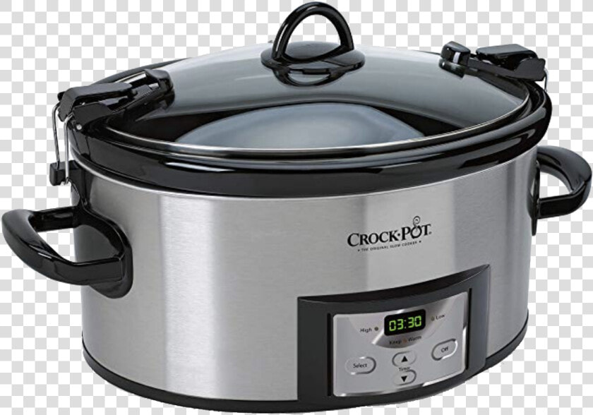 Crock Pot 6 Quart Programmable Cook  amp  Carry Slow  HD Png DownloadTransparent PNG