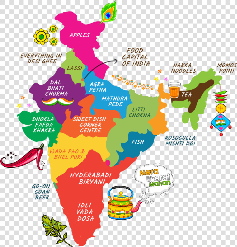 Map food   Communal Violence In India Map  HD Png DownloadTransparent PNG