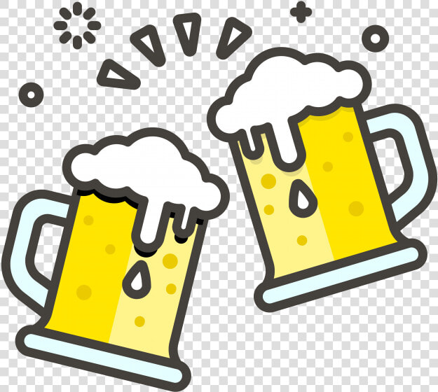 Clinking Beer Mugs Emoji Icon   Beer Mug Svg File  HD Png DownloadTransparent PNG