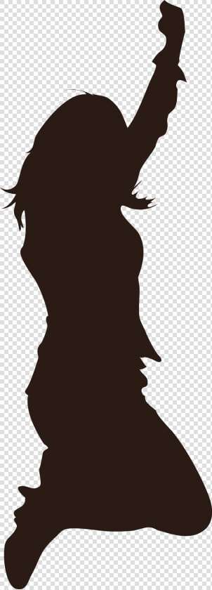 Girl Jumping Silhouette Png Clipart   Png Download   Jumping Girl Silhouette Png  Transparent PngTransparent PNG