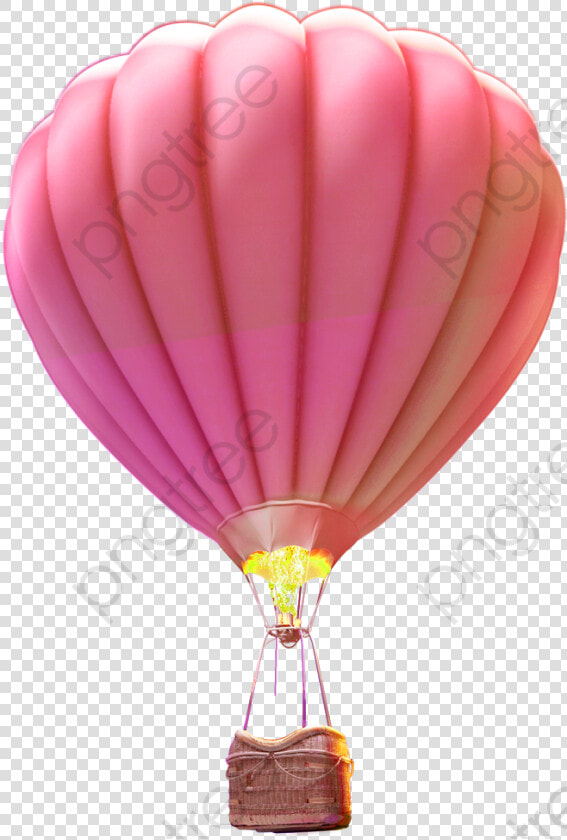 Hot Air Balloon Hot Air Balloon Clipart Landscape   Hot Air Balloon Pink Transparent Background  HD Png DownloadTransparent PNG