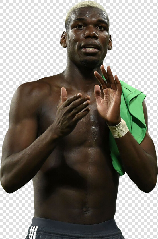 Paul Pogba render   Barechested  HD Png DownloadTransparent PNG