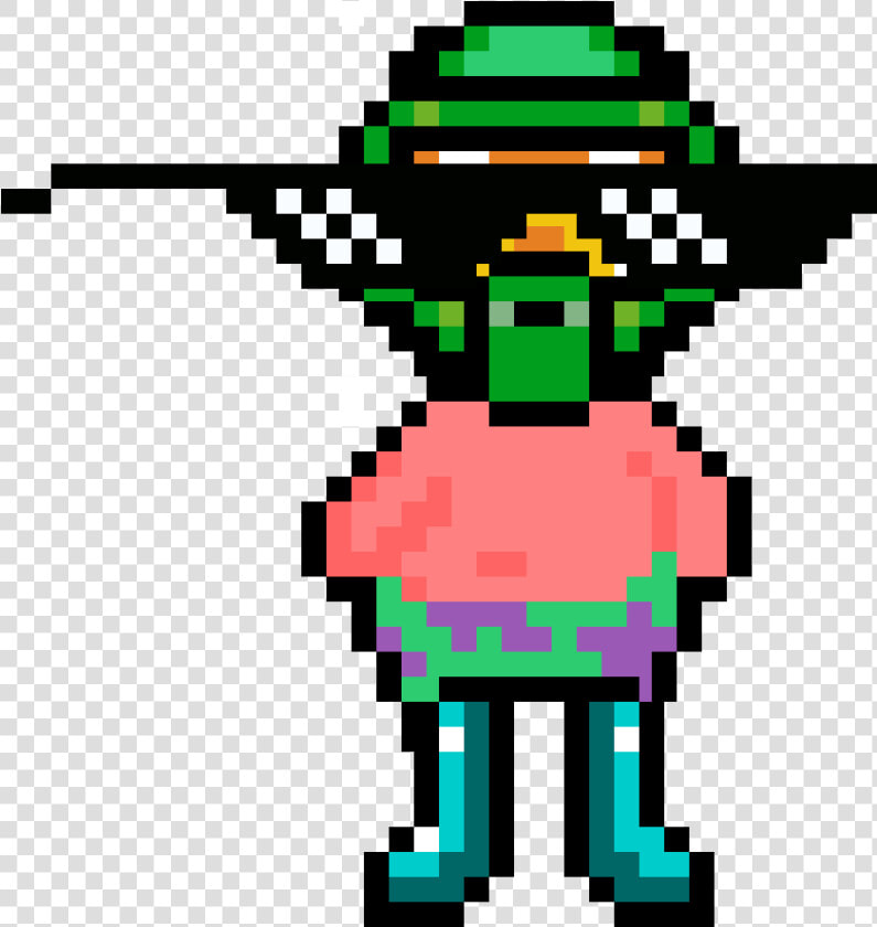 Hd Dope Noob Robloxian Free Unlimited Download 605083   Pixel Art Patrick Star  HD Png DownloadTransparent PNG