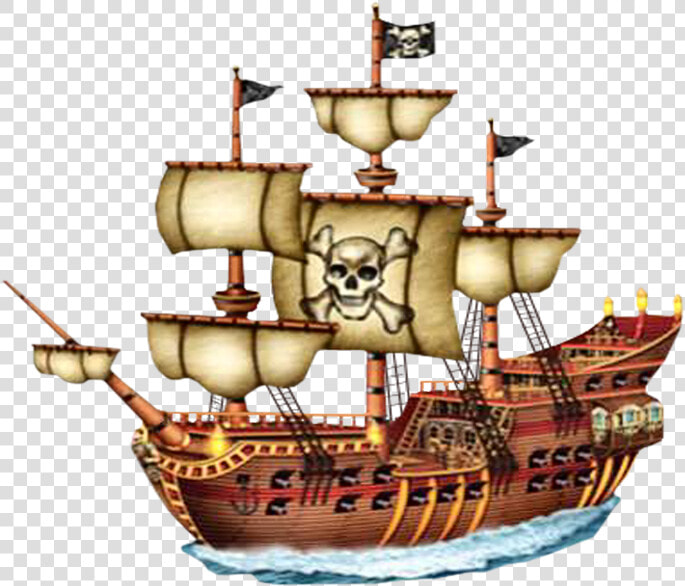 Piracy Boat Cupcake Ancient Sailing Transprent Png   Pirate Ship  Transparent PngTransparent PNG