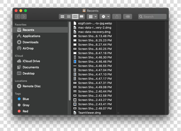 Set Finder View To Column Layout   Notion Dark Mode  HD Png DownloadTransparent PNG