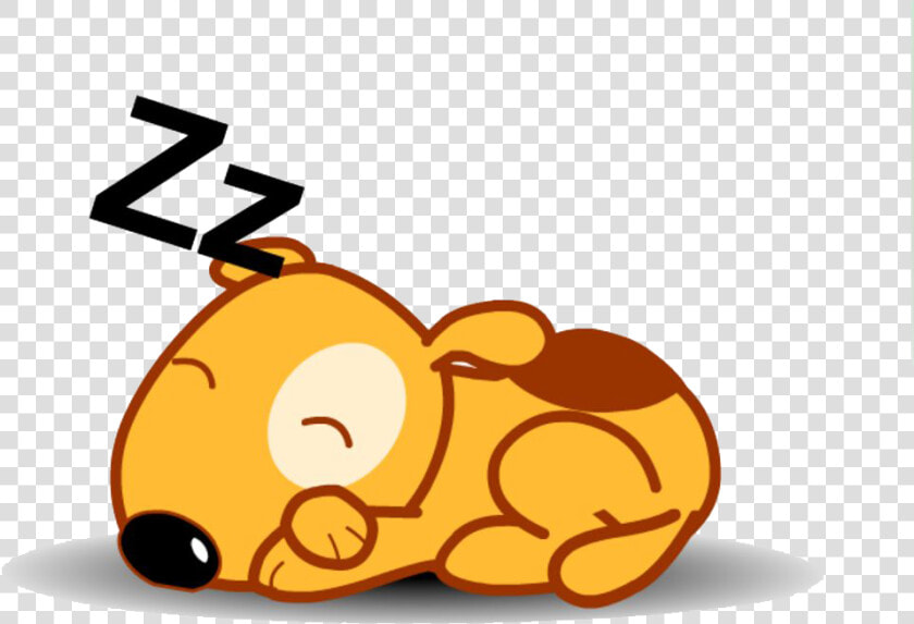 Sleeping Snail Png   Sleeping Dog Cartoon Transparent  Png DownloadTransparent PNG