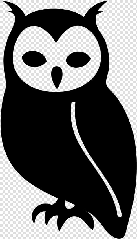 Owl Silhouette Clip Art   Owl Silhouette  HD Png DownloadTransparent PNG