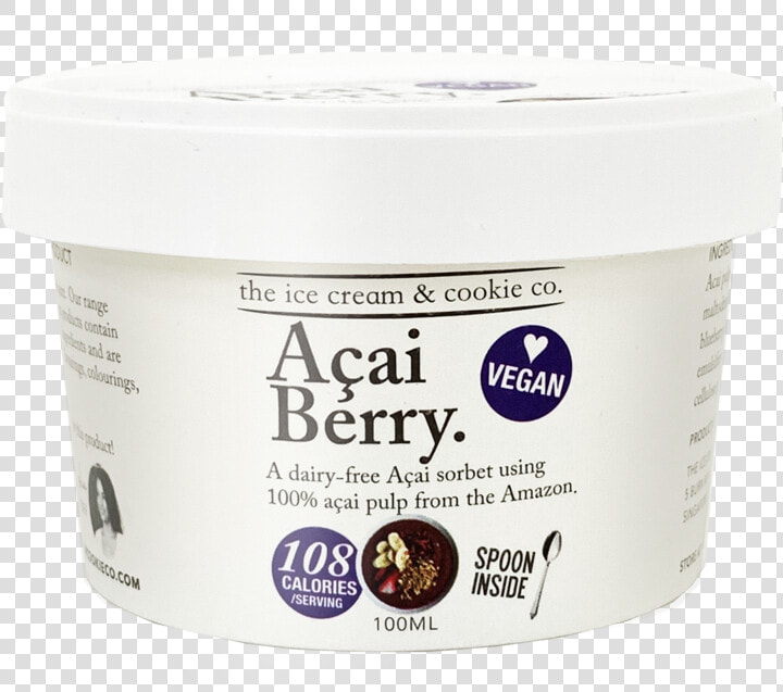 Vegan Acai Berry Sorbet Cup   Cosmetics  HD Png DownloadTransparent PNG