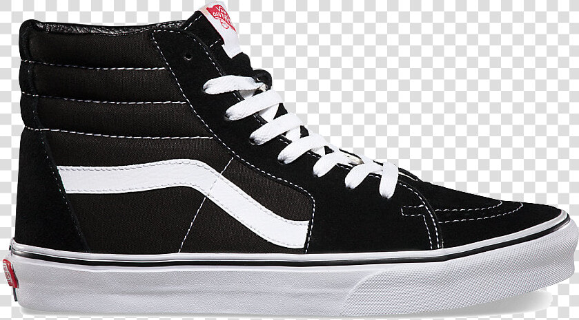 Vans Sk8 Hi Black White  HD Png DownloadTransparent PNG