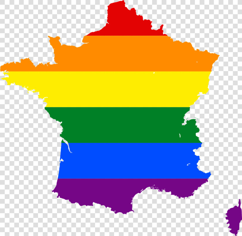 Transparent Gay Pride Flag Png   Scale Map Of France  Png DownloadTransparent PNG