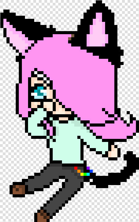 Pixel Art Kawaii Chan Clipart   Png Download   Kawaii Chan Pixel Art  Transparent PngTransparent PNG