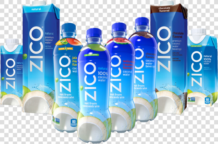 Zico® Premium Coconut Water ™ Naturally Supports Hydration   Plastic Bottle  HD Png DownloadTransparent PNG