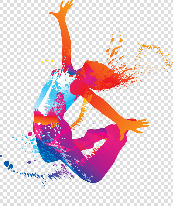 Dance  Ballet Dancer  Color  Art  Graphic Design Png   Colorful Dance Clip Art  Transparent PngTransparent PNG