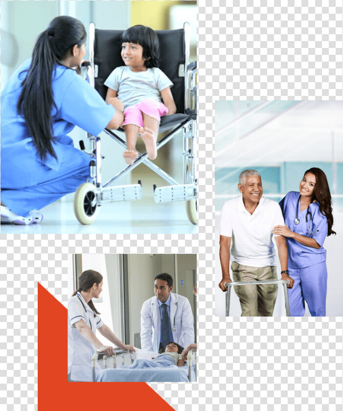 Nee About Collages1   Nurse Talking To Pediatric Patients  HD Png DownloadTransparent PNG