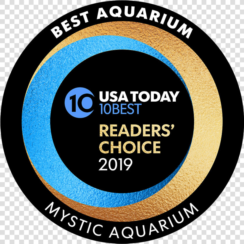 Best Aquarium 2019 Badge   Usa Today Top 10  HD Png DownloadTransparent PNG