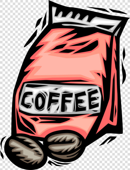 Vector Illustration Of Bag Of Coffee Bean Seed Of The   Clipart Saco De Café  HD Png DownloadTransparent PNG